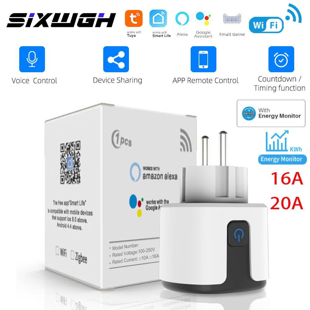 Crt Monitor Stand - SIXWGH Tuya Akıllı Soket WIFI 16A/20A