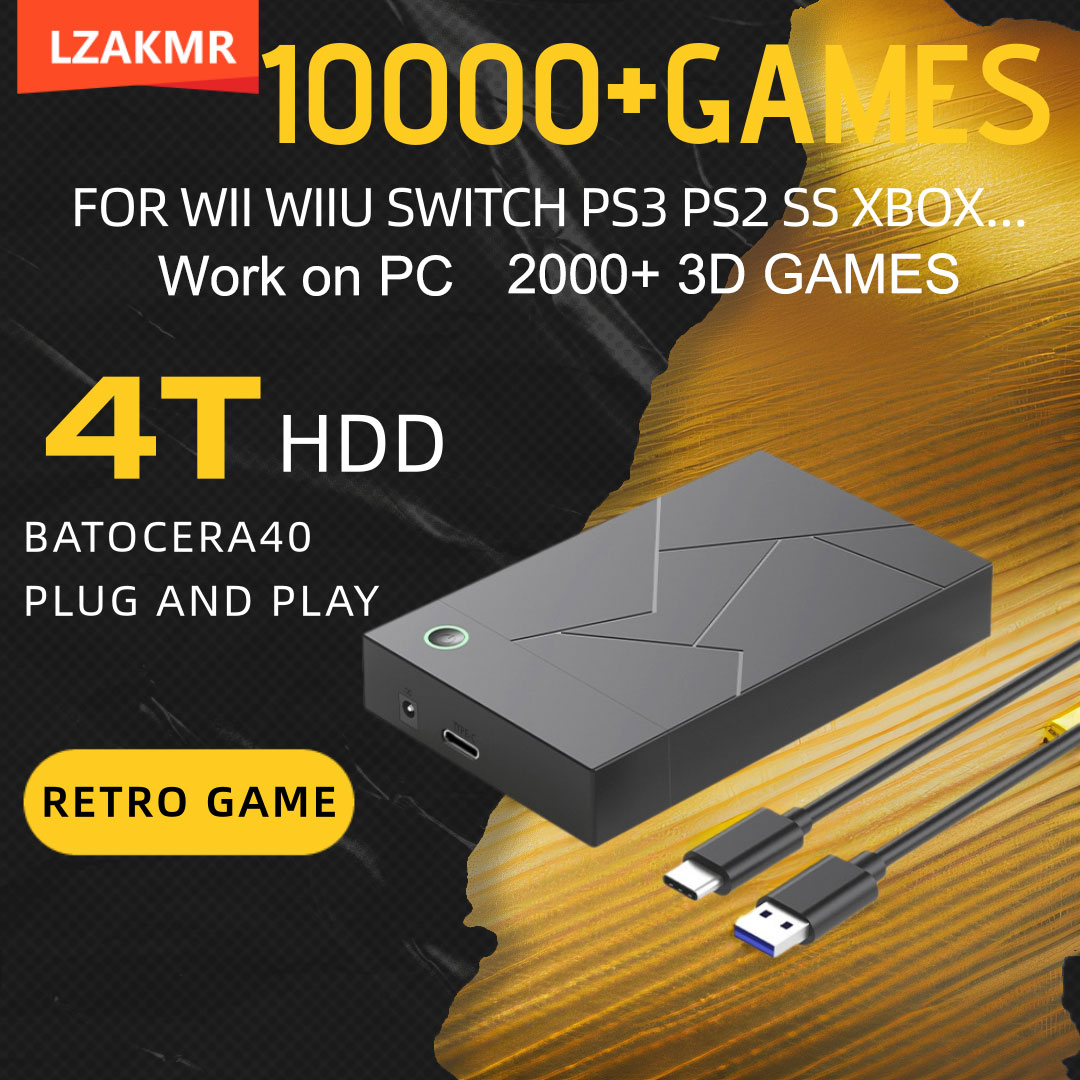 Retro Gaming Batocera - Retro Oyun GameForge 4TB Batocera 40