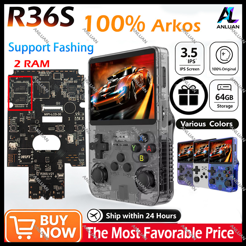 Retro Gaming Images - Orijinal R36S Retro El Oyun Konsolu