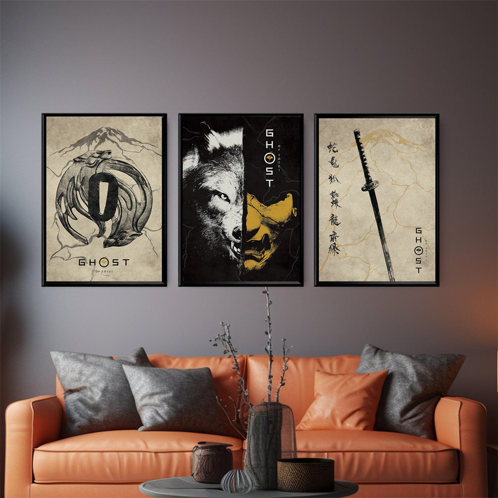 Retro Gaming Us - Yotei'nin Hayaleti Poster Oyunu Retro Samuray