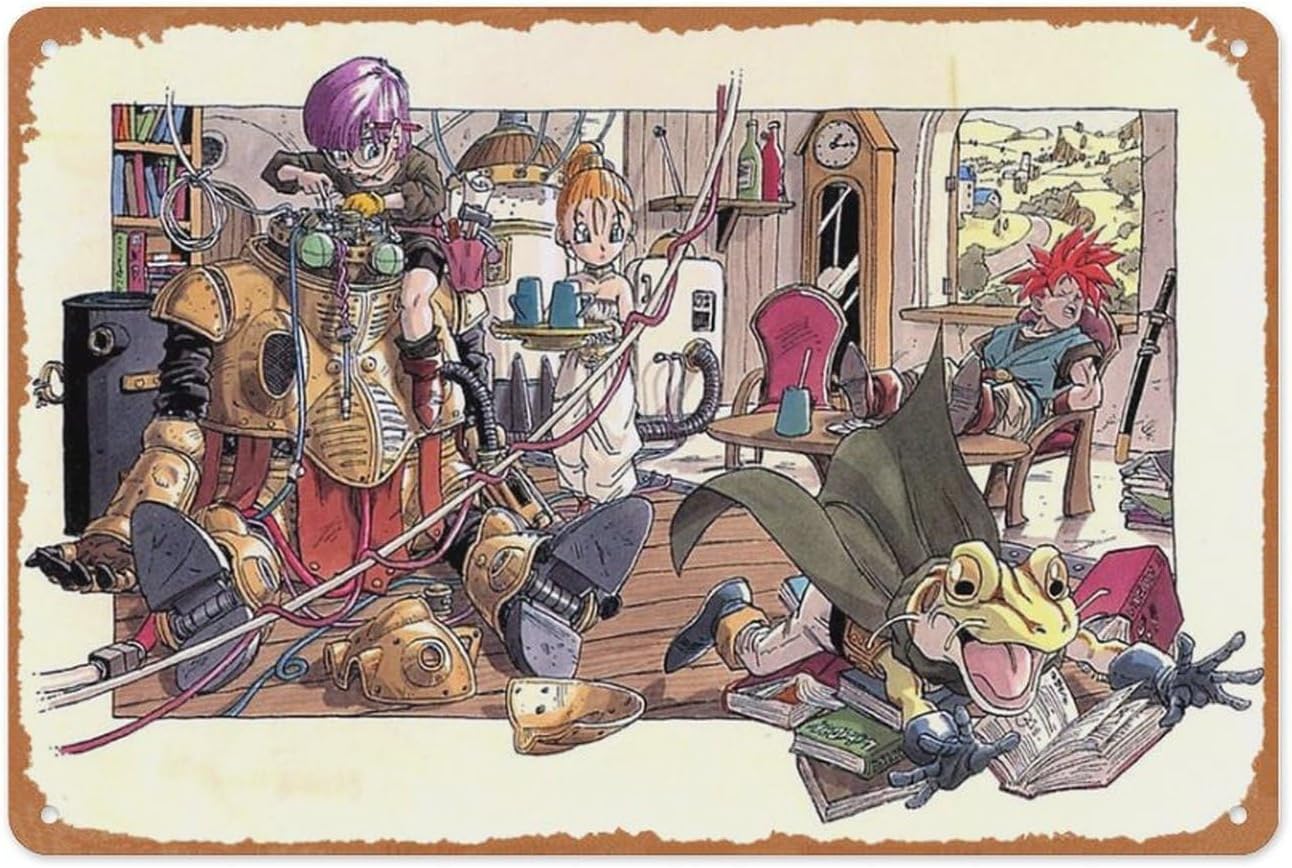 Retro Gaming Us - Retro Oyun Metal Tabelası - Chrono