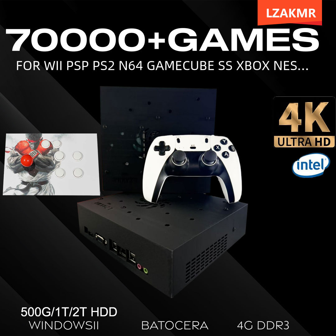 Retro Gaming For Windows - Retro Oyun Konsolu 70000+ Oyun 2TB