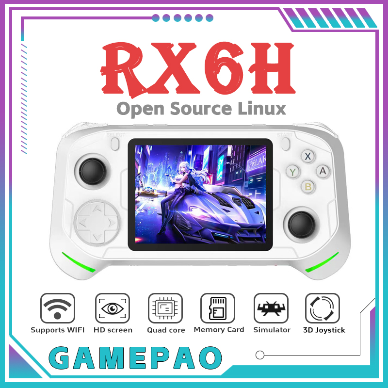 Açık Kaynaklı RX6H Retro El Ti - Retro Gaming Linux incelemesi ve fiyatı