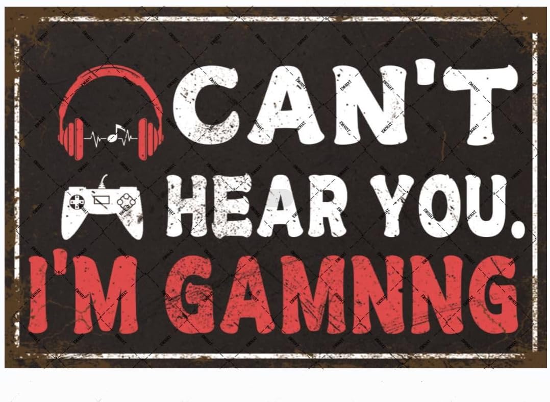 EMOHAT Oyun Odası Metal Tabela - Retro Gaming Us incelemesi ve fiyatı