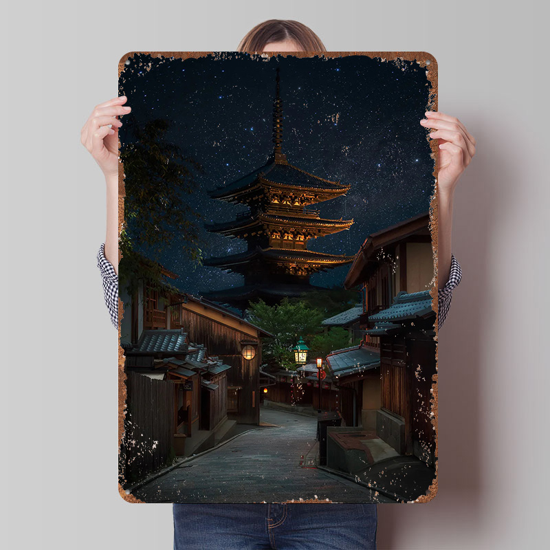 Kyoto Gece Teneke Poster Özell - Retro Gaming Kyoto incelemesi ve fiyatı