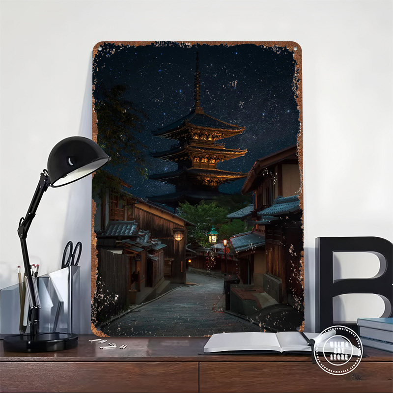 Kyoto Gece Teneke Poster Özell - Retro Gaming Kyoto incelemesi ve fiyatı