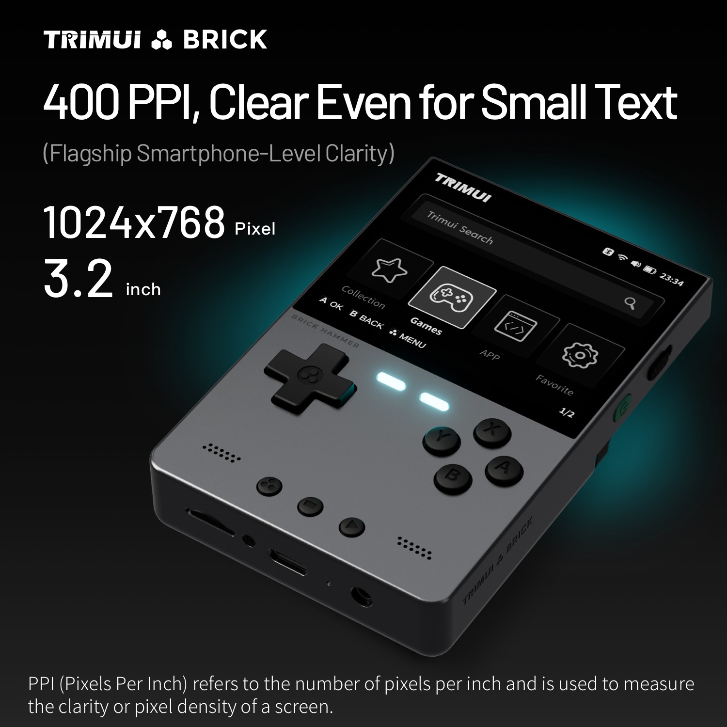 TRIMUI BRICK HAMMER Retro El O - Retro Gaming Linux incelemesi ve fiyatı