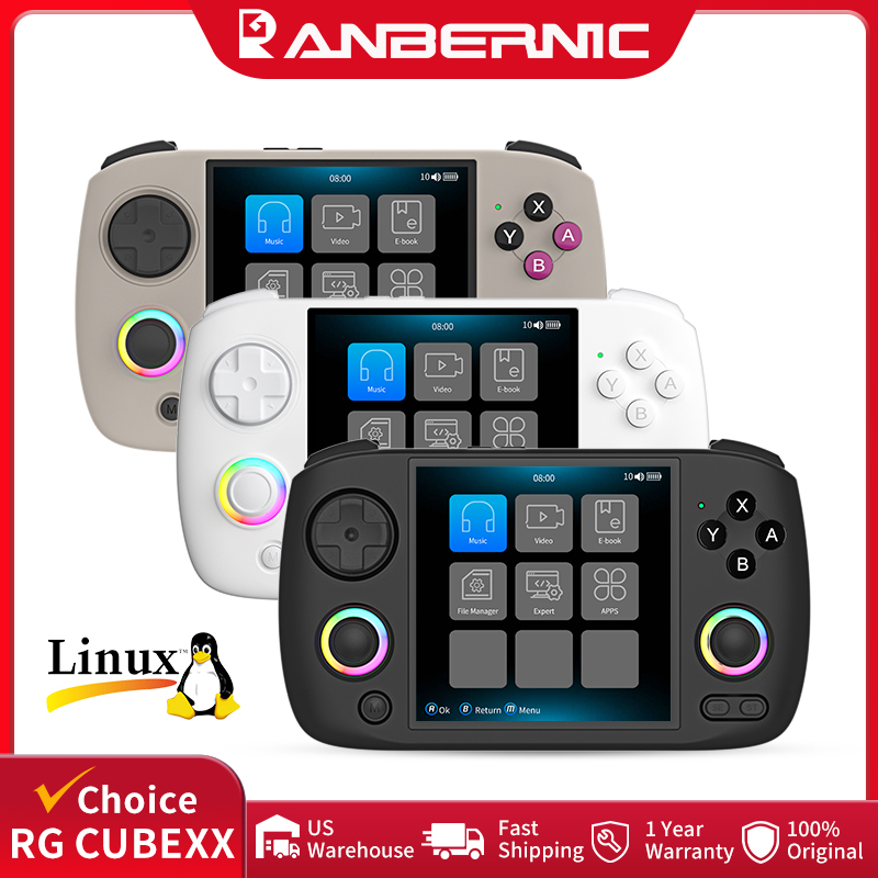 ANBERNIC RG CubeXX El Oyun Kon - Retro Gaming Linux incelemesi ve fiyatı